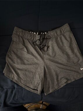 Nike Women’s Charcoal Athletic Shorts with Drawstring